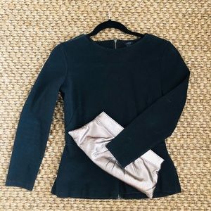 J. Crew XS Peplum Top